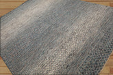8x10 Hand Knotted 100% Wool Modern & Contemporary Oriental Area Rug Ivory, Blue Color